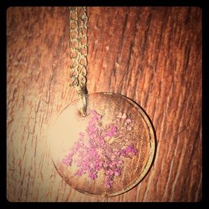Transparent Flower Necklace